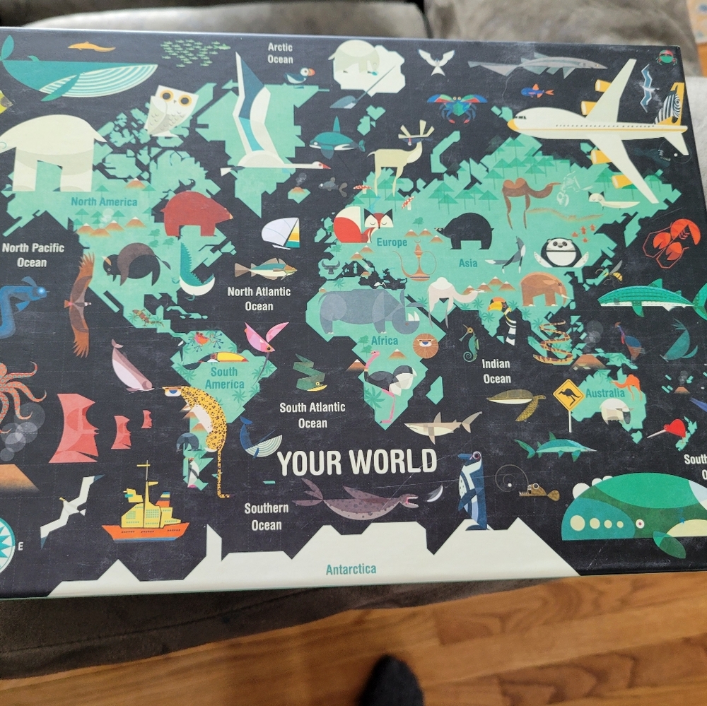 Your World Puzzle 1000 Piece by Mudpuppy Family Educational